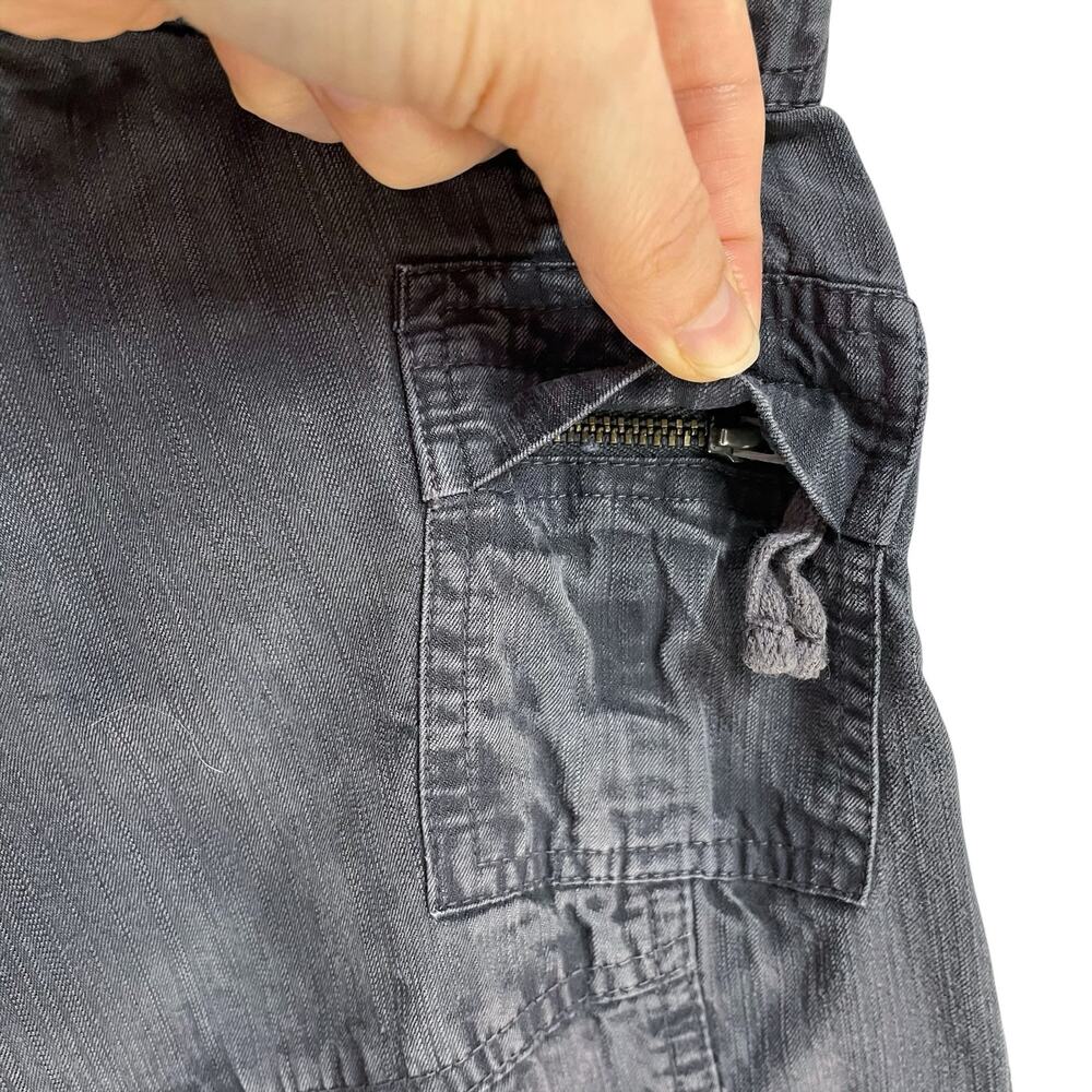 SUNDANCE Evenfall Cargo Pants 100% Tencel Lyocell Draped Lightweight Gray Size 8 - Picture 7 of 11